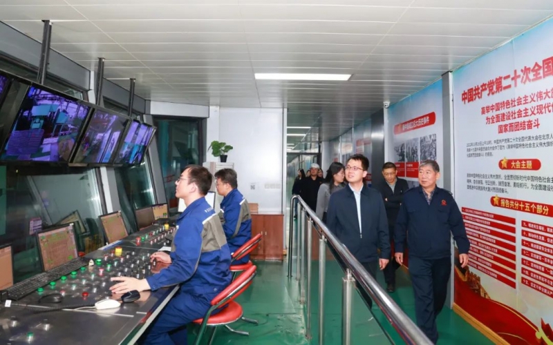 中國工經(jīng)聯(lián)中國工業(yè)碳達(dá)峰項(xiàng)目組組長、國際部執(zhí)行主任劉成林一行到榮程集團(tuán)參觀調(diào)研